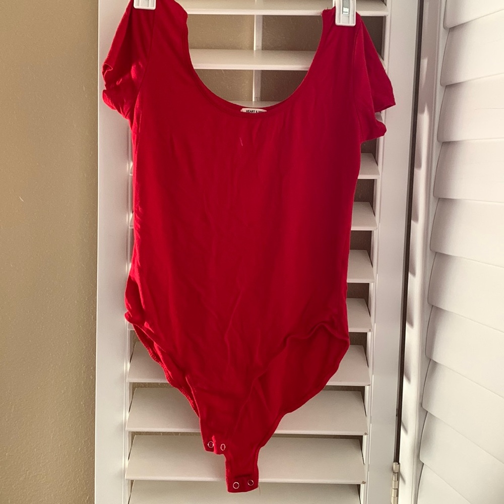 Red bodysuit